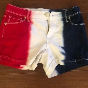 Girls 4 of July shorts